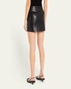 Agda Recycled Leather Mini Skirt