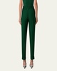Chris Crepe Tapered-Leg Cuffed Pants