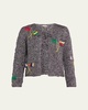 Promenade Raised Flag Crochet Cardigan