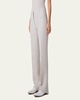 Carl Twisted Linen Double-Face Straight-Leg Pants
