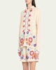 Beaded Garden Party Linen Shirt