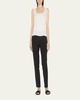 Sleeveless Silk Shell