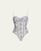 Ebano Bougainvillea One-Piece Swimsuit
