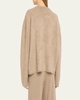 Natalia Cashmere Drop-Shoulder Sweater