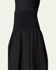 Wide Waistband Cotton Poplin Skirt