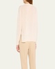 Cashmere Textured Intarsia Sweater