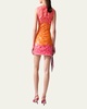 Stripe Sequined Sleeveless Mini Dress