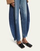 Upcycled Jeans with Side Inserts