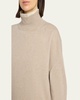 Jabari Mock-Neck Oversized Cashmere Sweater