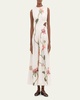 Otono Orquidea Cutout Midi Dress