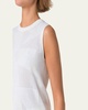 Cotton-Blend Jacquard Trapeze Rayonnant Knit Top