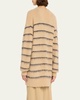 Cody Stripe Fuzzy Cardigan