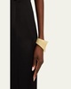 Asymmetrical Smooth Resin Cuff Bracelet 