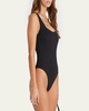 Vero Square-Neck One-Piece Swimsuit (DD-E Cup)