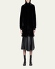Faux-Fur Collared Coat