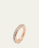 Iconica 18K Rose and White Gold Ring with Diamonds