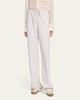 Hypnosta Striped Straight-Leg Drawstring Pants
