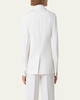 William Double-Breasted Boyfriend Shantung Silk-Blend Jacket