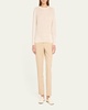 Cashmere Textured Intarsia Sweater