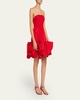 Strapless Oversized Bow Mini Dress