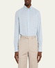 Men's Cotton Plaid Sport Shirt