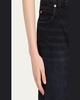 Billie Wide Straight Cropped Jeans