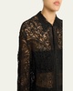 Blooming Threadwork Lace Shirt