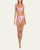Alexandria Soft Cloud Floral Bikini Top