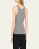 Di Maria Ribbed Scoop-Neck Tank