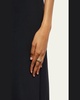 Iconica Maxi 18K Rose Gold Ring with Multicolor Gemstones