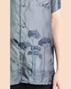 Men's Roman Tree-Print Silk Camp Shirt
