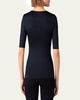 Scoop-Neck Silk Jersey T-Shirt
