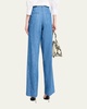Chambray Wide Leg Pants