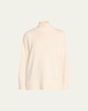 Chine 3-Ply Cashmere Stand-Collar Sweater