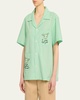 See You At The Barn Button-Front Shirt