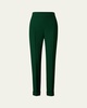 Chris Crepe Tapered-Leg Cuffed Pants