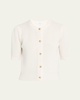 Shrunken Short-Sleeve Cardigan