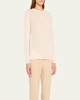 Cashmere Textured Intarsia Sweater