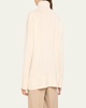 Chine 3-Ply Cashmere Stand-Collar Sweater