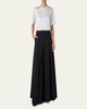 Fiorello Pleated Stretch Wool Twill Wide-Leg Pants