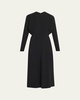 Dolman Sleeve Midi Dress