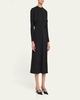 Dolman Sleeve Midi Dress