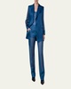 Teodore Silk Gauze Oversize Blazer Jacket