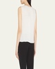 Sleeveless Silk Shell