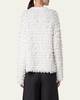 Cashmere and Wool Loops Knit Sweater