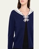 Astoria Sequined Sailor Collar Cardigan