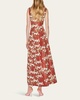Maudette Long Floral Dress