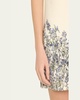 Ani Floral Hem Wool Mini Dress