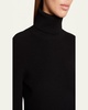 Cashmere Ribbed Turtleneck Sweater