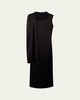 Scarf Satin Maxi Dress